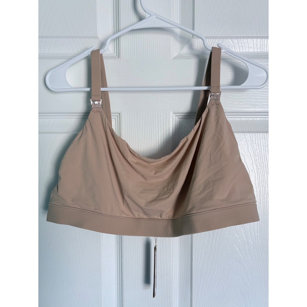 NEW Skims Nursing Scoop Bralette 3X Clay Fits Everybody Maternity SP-SCP-9406W